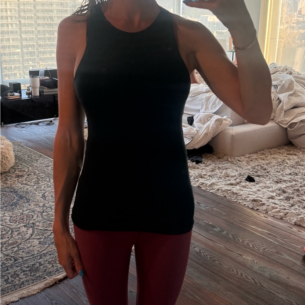 Lululemon dark forest green Sleeveless tank Top size 6